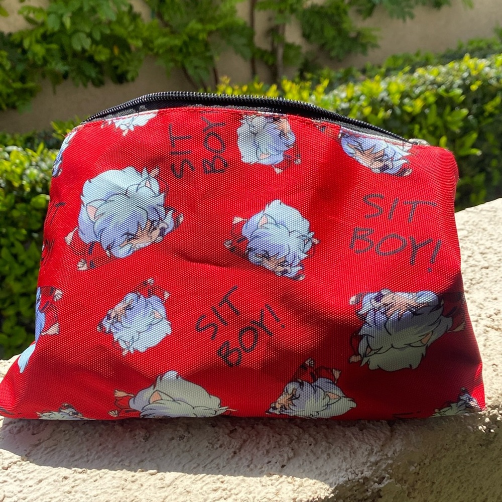 Inuyasha anime toiletries make up bag